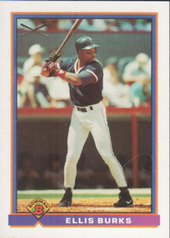 1991 Bowman #373 Ellis Burks VG Boston Red Sox 