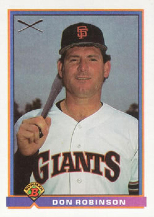 1991 Bowman #384 Don Robinson VG San Francisco Giants 