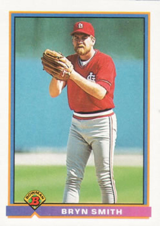SOLD 72477 1991 Bowman #407 Bryn Smith VG St. Louis Cardinals 