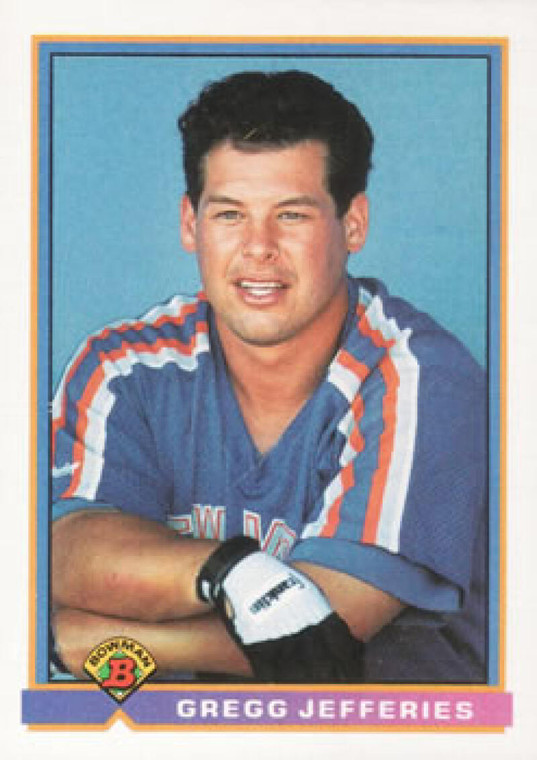 1991 Bowman #481 Gregg Jefferies VG New York Mets 