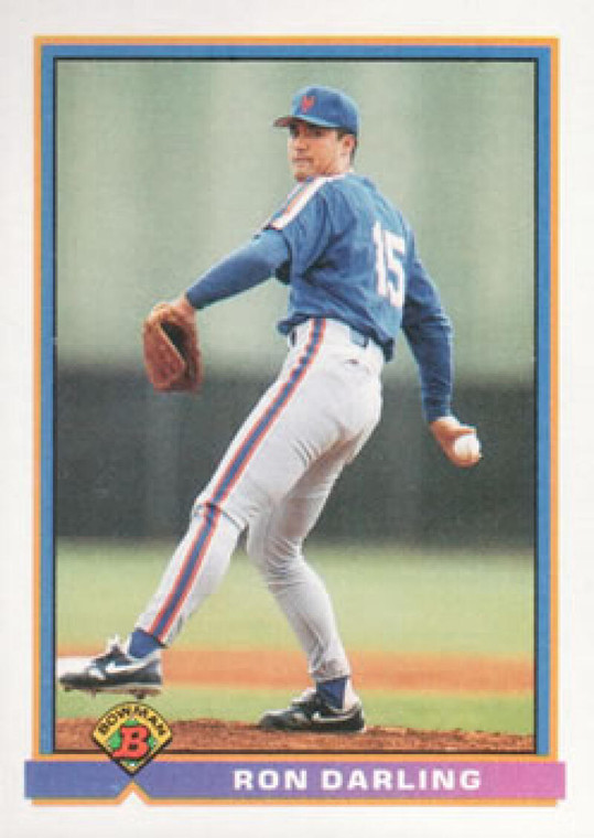 1991 Bowman #483 Ron Darling VG New York Mets 