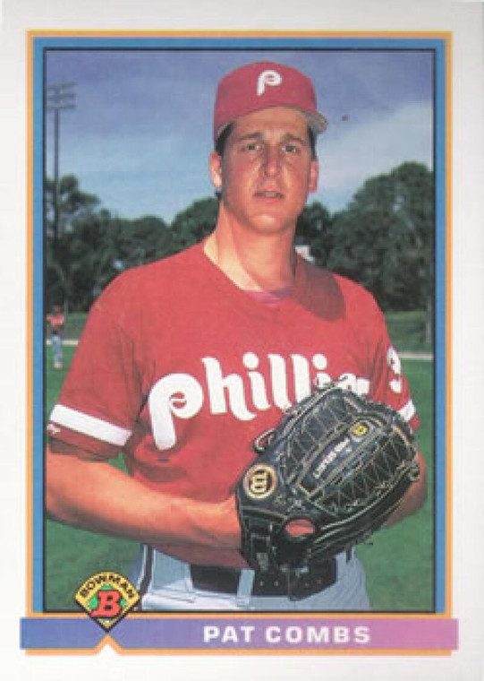 1991 Bowman #498 Pat Combs VG Philadelphia Phillies 