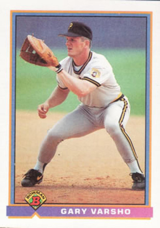 1991 Bowman #510 Gary Varsho VG Pittsburgh Pirates 