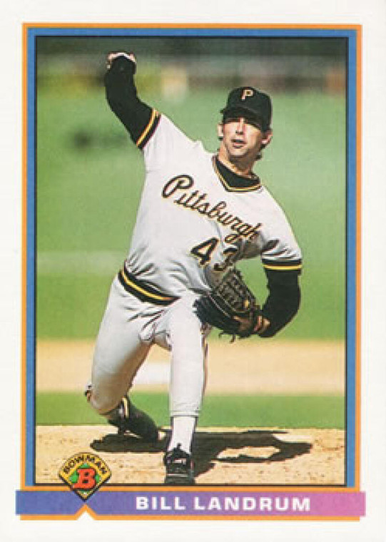 1991 Bowman #523 Bill Landrum VG Pittsburgh Pirates 