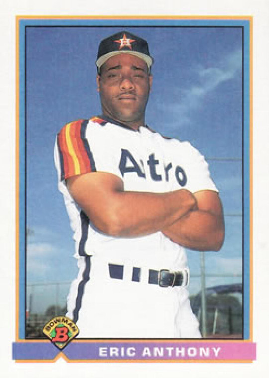 1991 Bowman #540 Eric Anthony VG Houston Astros 