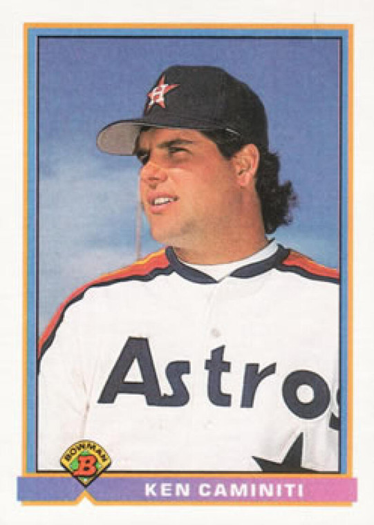 1991 Bowman #543 Ken Caminiti VG Houston Astros 