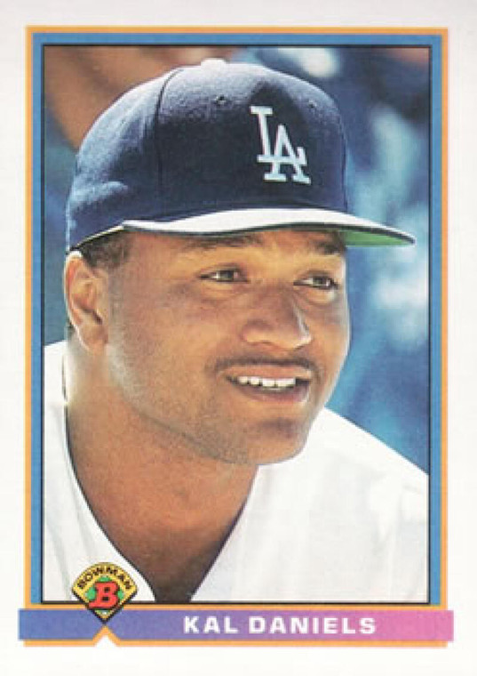 1991 Bowman #600 Kal Daniels VG Los Angeles Dodgers 