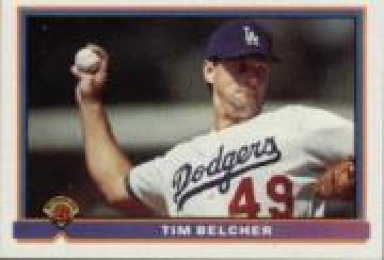1991 Bowman #605 Tim Belcher VG Los Angeles Dodgers 