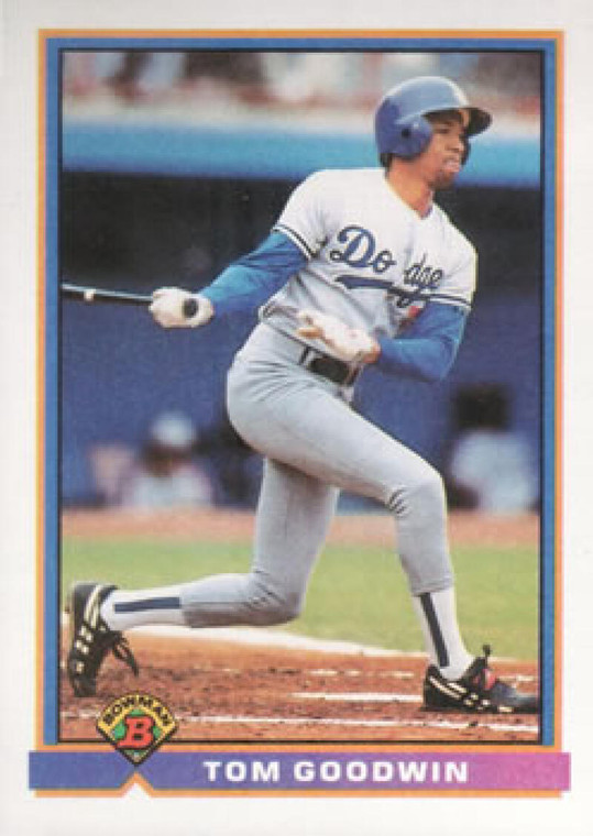 1991 Bowman #608 Tom Goodwin VG Los Angeles Dodgers 
