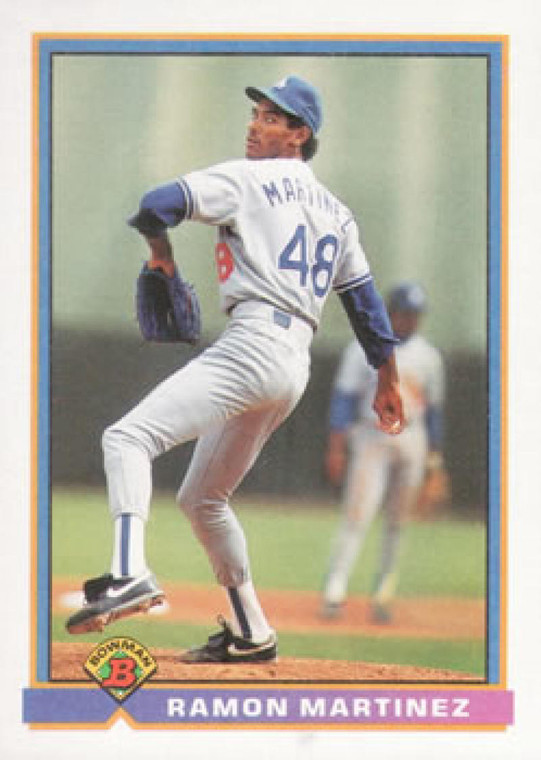 1991 Bowman #610 Ramon Martinez VG Los Angeles Dodgers 