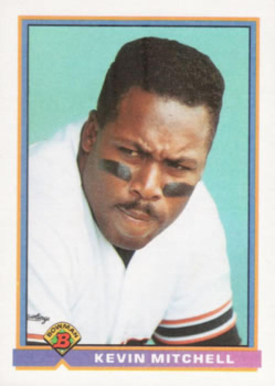 1991 Bowman #636 Kevin Mitchell VG San Francisco Giants 