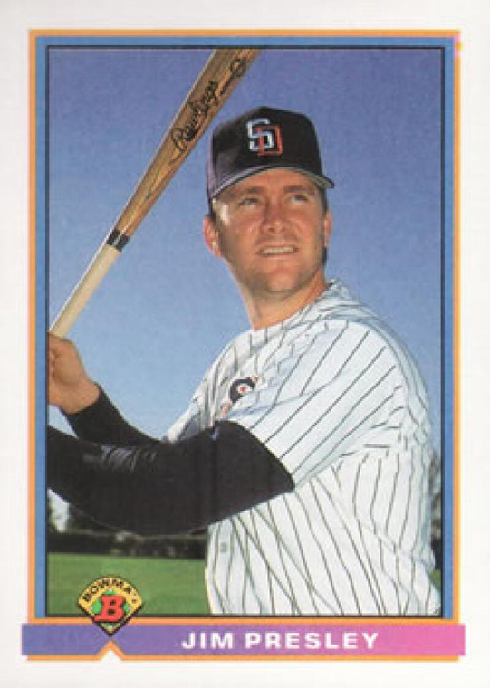 1991 Bowman #646 Jim Presley VG San Diego Padres 