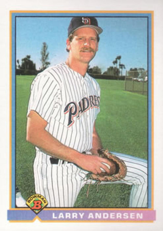 1991 Bowman #660 Larry Andersen VG San Diego Padres 