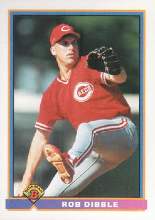 1991 Bowman #667 Rob Dibble VG Cincinnati Reds 