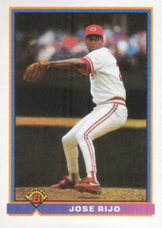 1991 Bowman #681 Jose Rijo VG Cincinnati Reds 