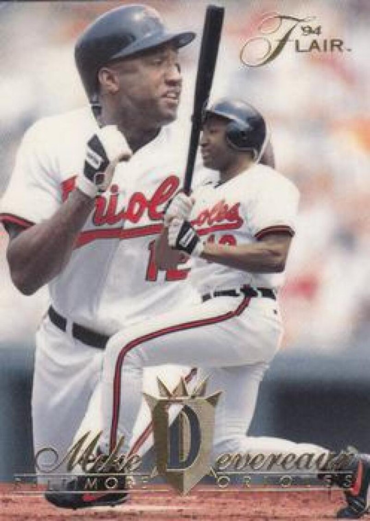 1994 Flair #252 Mike Devereaux NM-MT Baltimore Orioles 