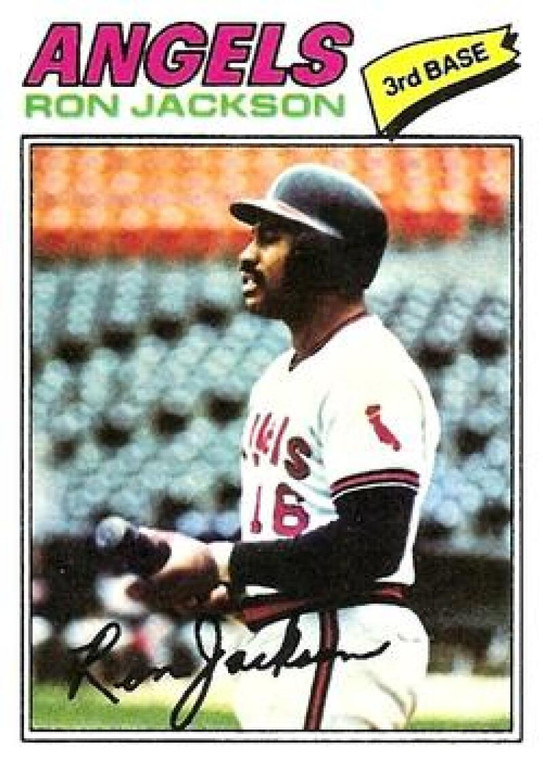 1977 Topps #153 Ron Jackson VG RC Rookie California Angels 