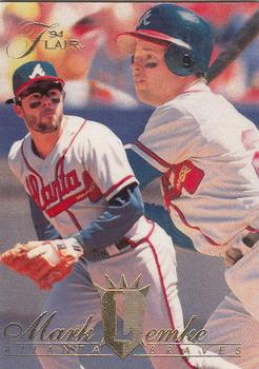 1994 Flair #354 Mark Lemke NM-MT Atlanta Braves 