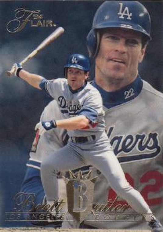 SOLD 116785 1994 Flair #393 Brett Butler NM-MT Los Angeles Dodgers 