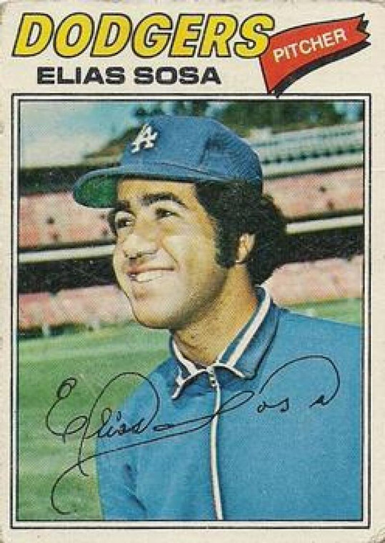 1977 Topps #558 Elias Sosa VG Los Angeles Dodgers 