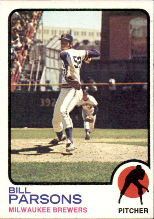 1973 Topps #231 Bill Parsons VG Milwaukee Brewers 