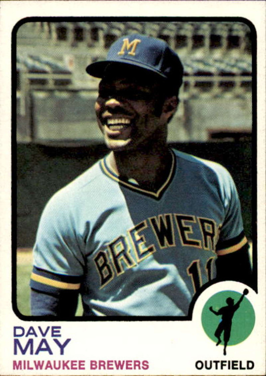 1973 Topps #152 Dave May VG Milwaukee Brewers 