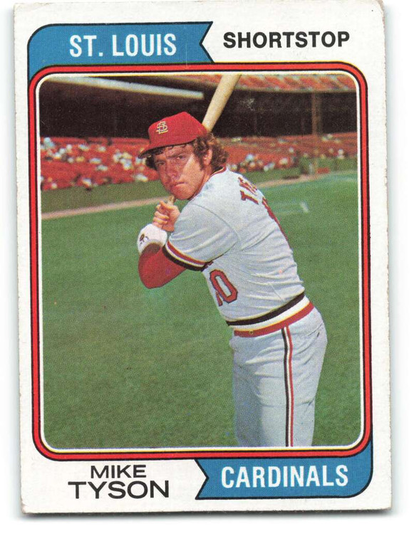 1974 Topps #655 Mike Tyson VG RC Rookie St. Louis Cardinals 