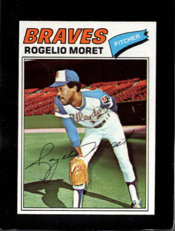 1977 Topps #292 Rogelio Moret VG Atlanta Braves 