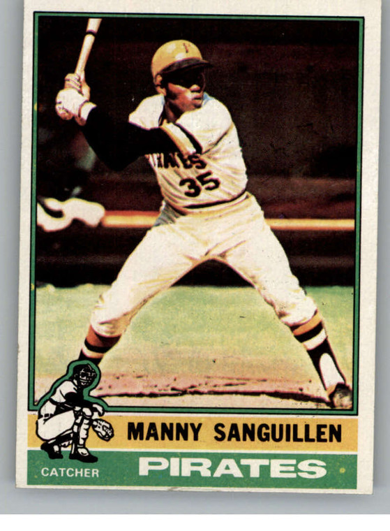 SOLD 85743 1976 Topps #220 Manny Sanguillen VG Pittsburgh Pirates 