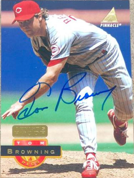 Tom Browning Autographed 1994 Pinnacle Artist Proof #335