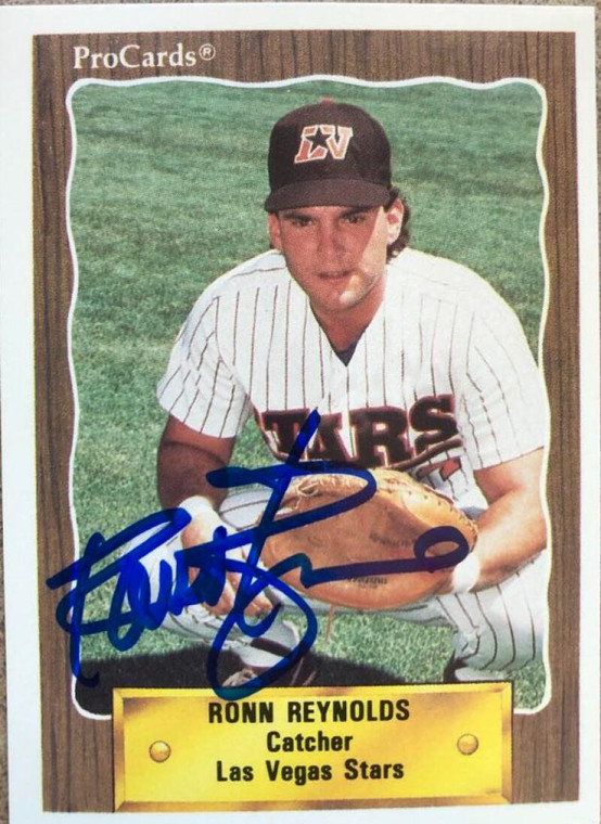 Ronn Reynolds Autographed 1990 Pro Cards #127