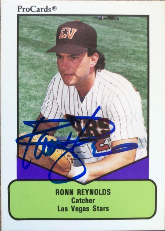 Ronn Reynolds Autographed 1990 Pro Cards AAA #15