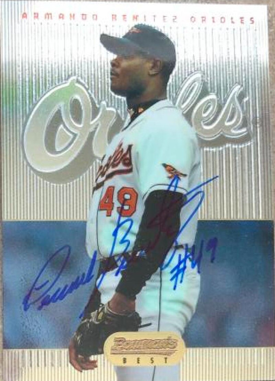 Armando Benitez Autographed 1995 Bowman's Best #65