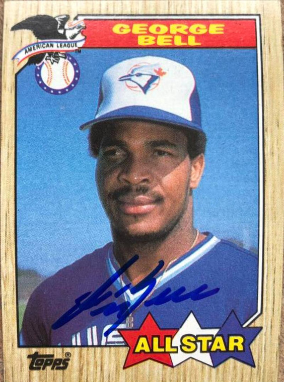 George Bell Autographed 1987 Topps #612