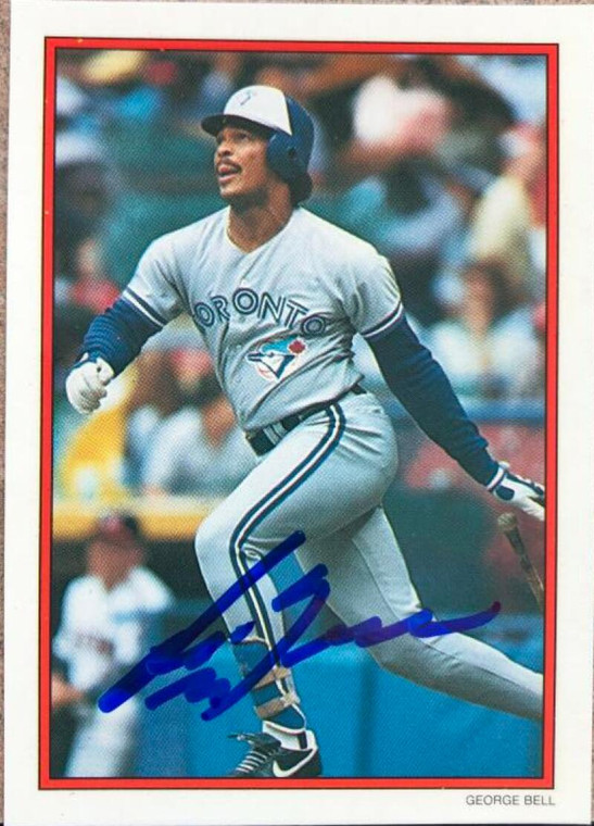 George Bell Autographed 1990 Topps All-Star Set Collectors Edition (Glossy Send-Ins) #24