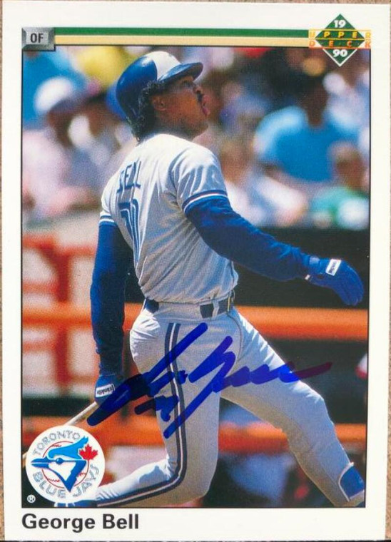 George Bell Autographed 1990 Upper Deck #127