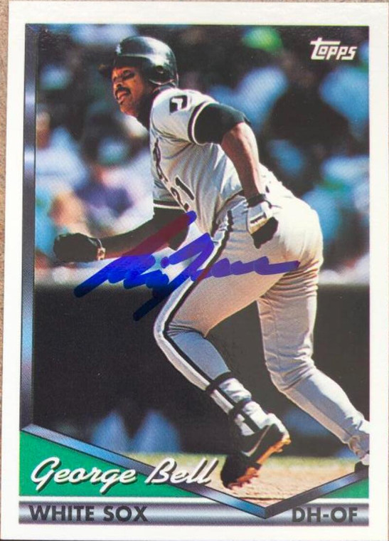 George Bell Autographed 1994 Topps #214