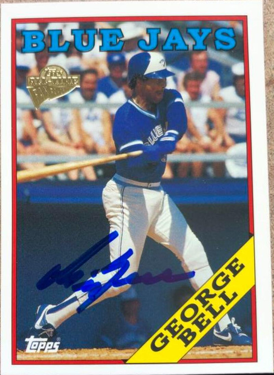 George Bell Autographed 2003 Topps All-Time Fan Favorites #27