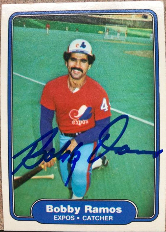 Bobby Ramos Autographed 1982 Fleer #203 