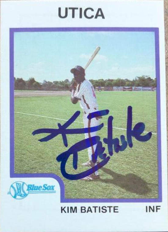 Kim Batiste Autographed 1987 Pro Cards #2708