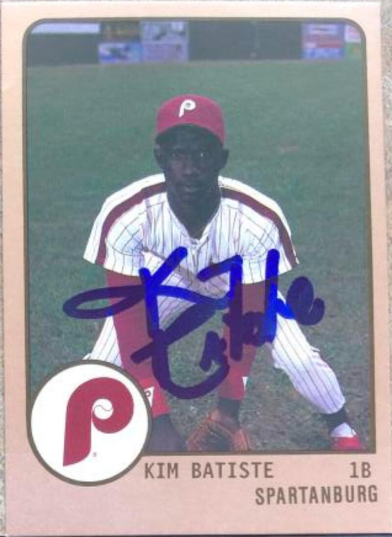 Kim Batiste Autographed 1988 Pro Cards #1035