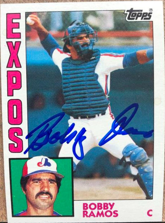 Bobby Ramos Autographed 1984 Topps #32