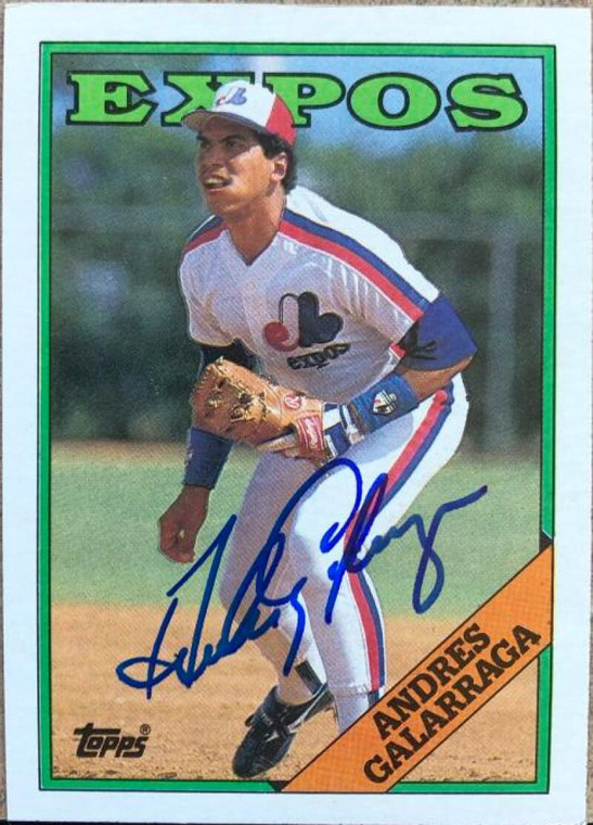 Andres Galarraga Autographed 1988 Topps #25
