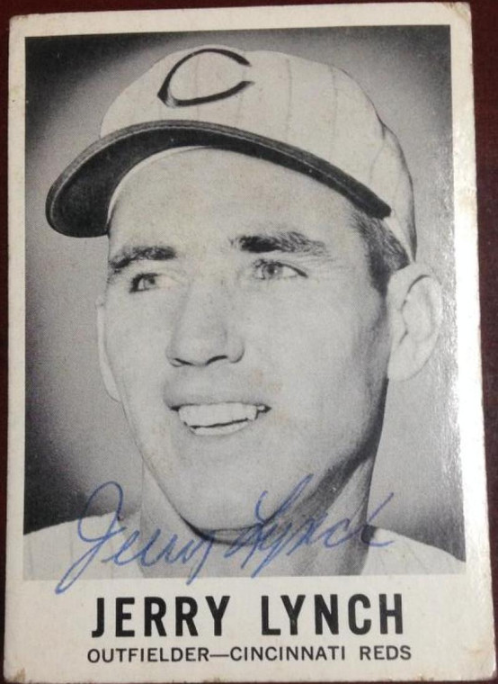 SOLD 3945 Jerry Lynch Autographed 1960 Leaf #45