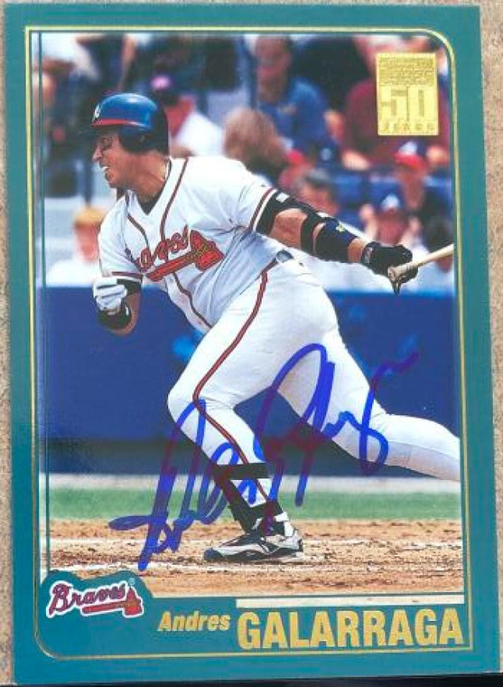Andres Galarraga Autographed 2001 Topps #72