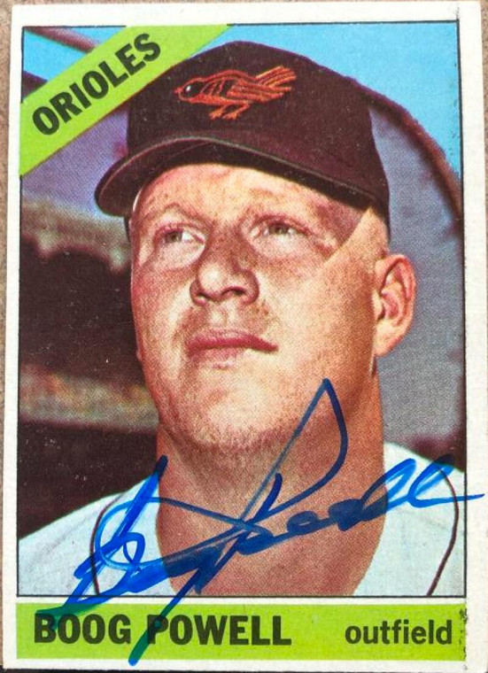 Boog Powell Autographed 1966 Topps #167