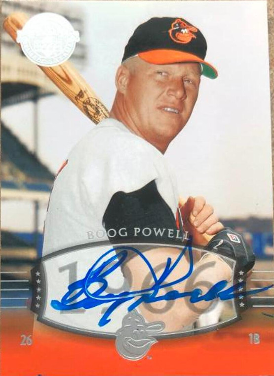 Boog Powell Autographed 2004 Upper Deck Legends Timeless Teams #9