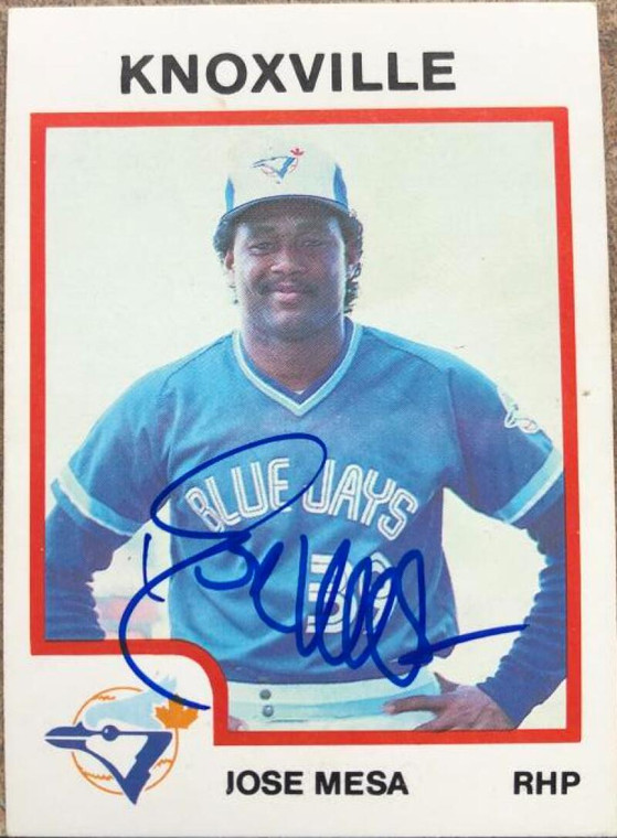 Jose Mesa Autographed 1987 Pro Cards #1494