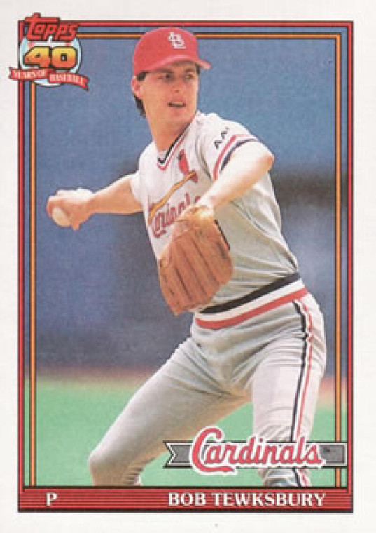 1991 Topps #88 Bob Tewksbury VG St. Louis Cardinals 