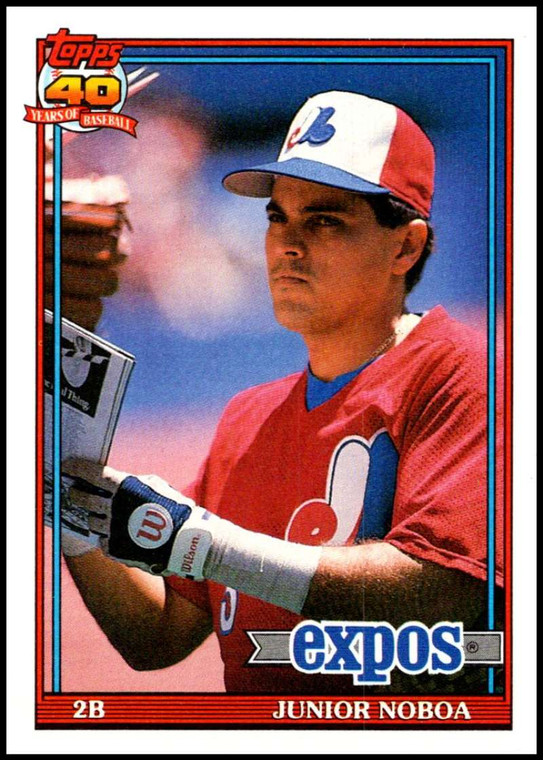 1991 Topps #182 Junior Noboa VG Montreal Expos 